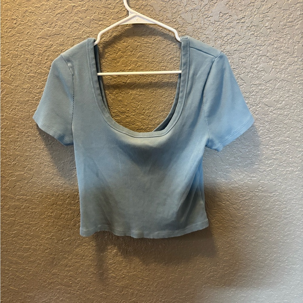 Universal Thread Light Blue Crop Top